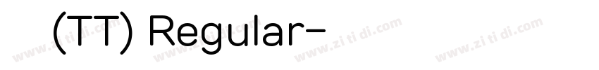 华文细黑(TT) Regular字体转换